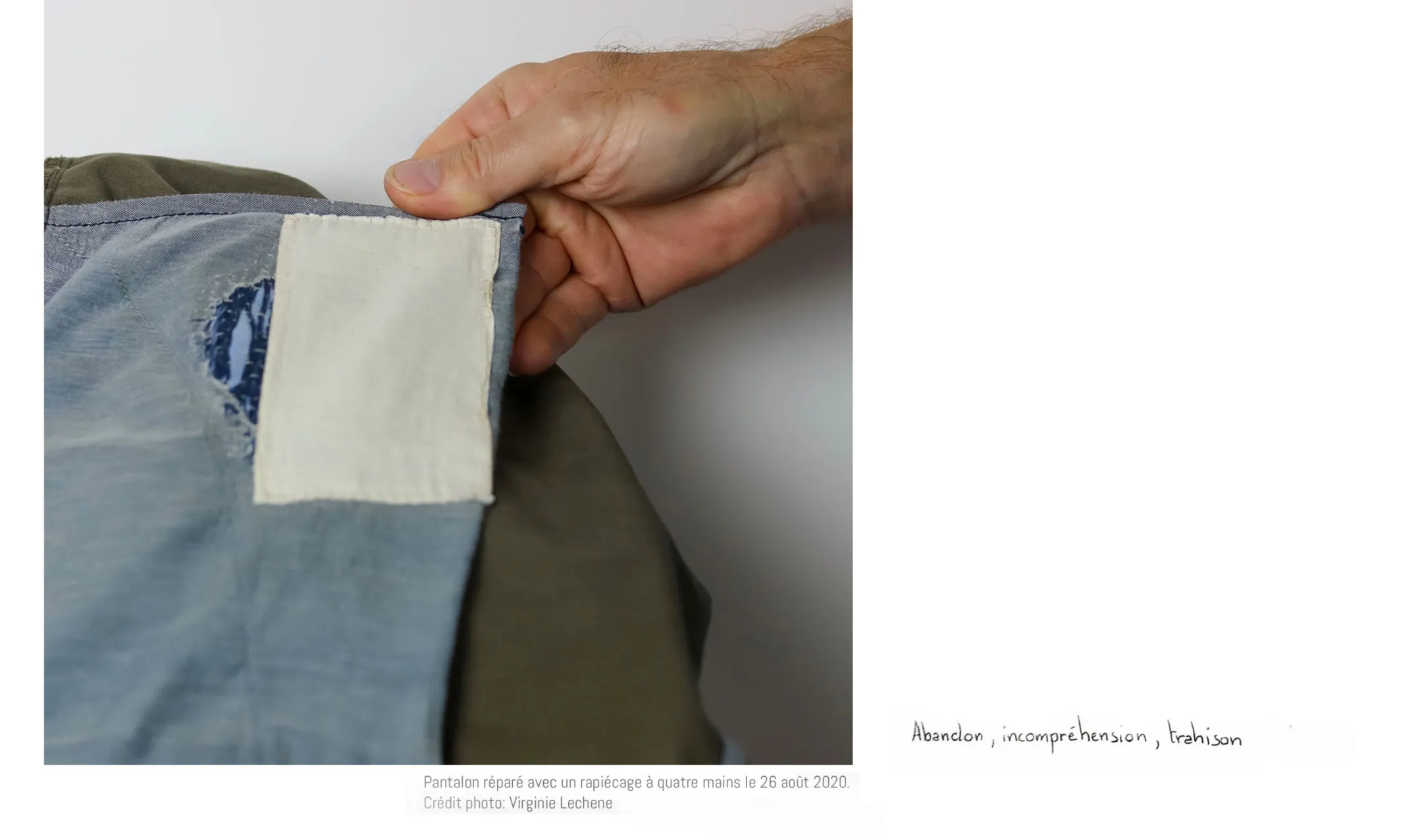 Mending fashion image